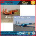 heavy duty truck trailer /3axle 60ton low bed semitrailer / truck low flatbed semi trailer / 3 axle 60 ton / machinery transport